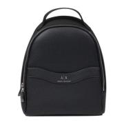 Armani Exchange Vår/Sommar Dam Ryggsäckar Kollektion Black, Dam