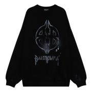 Balenciaga Crewneck Sweatshirt Black, Herr