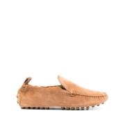 Tod's Kamel Platta Skor med Gummisula Brown, Dam