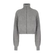 Sportmax Stilfull Stickad Kollektion Gray, Dam