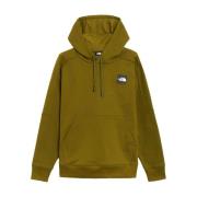 The North Face Skog Oliv Hoodie Sweatshirt Logo Green, Herr