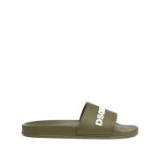 Dsquared2 Flip Flop Slide Sandaler Green, Herr