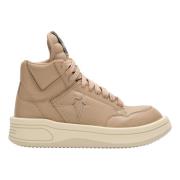 Rick Owens High Top Sneaker Collaboration Beige, Herr