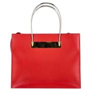 Balenciaga Vintage Pre-owned Laeder handvskor Red, Dam