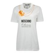 Moschino Frukost T-shirt, Vit, Vår-Sommar 2025 White, Dam