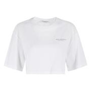 Philosophy di Lorenzo Serafini Avslappnad Bomull T-shirt White, Dam