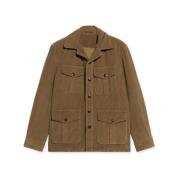 Fortela Modern Corduroy Jacka Brown, Herr