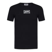 Jean Paul Gaultier Svart Crewneck T-shirt med Logo Print Black, Dam