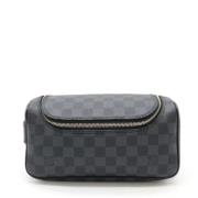 Louis Vuitton Vintage Pre-owned Canvas kuvertvskor Gray, Dam