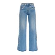 Coperni Jeans med applikationer Blue, Dam