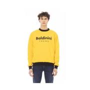 Baldinini Fleece Hoodie Yellow, Herr