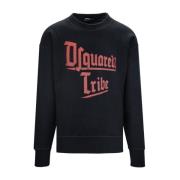 Dsquared2 Herr Pullover Sweatshirt Black, Herr