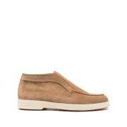 Santoni Ljusbrun Desert Boot i mocka Brown, Dam