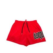 Dsquared2 Midi Boxer Badshorts Red, Herr