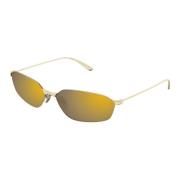 Balenciaga Bb0412S 004 Sunglasses Yellow, Unisex