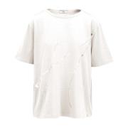 Herno T-shirt med grafiskt tryck och rund halsringning White, Herr