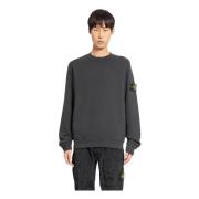 Stone Island Crewneck Sweatshirt Gray, Herr