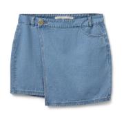 Sofie Schnoor Denim Blue Omlottkjol Thinasw Modell Blue, Dam