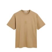 By Malene Birger Minimalistisk Bomull T-shirt Brown, Dam