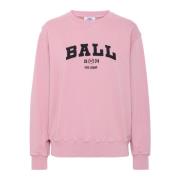 Ball Sportig Sweatshirt med Smart Brodyr Pink, Dam