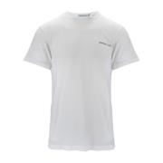 Baron Filou Herr Grafisk Tryck Bomull T-shirt White, Herr