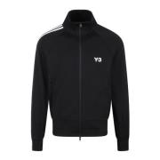 Y-3 3-Stripes Track Jacket i Nylon Jacquard Black, Herr