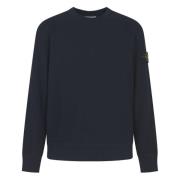 Stone Island Blå Tröjor för Män Blue, Herr