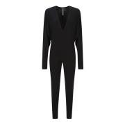 Norma Kamali Svart Jumpsuit Black, Dam