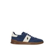 Polo Ralph Lauren Blå Sportig Mocka Herr Sneakers Blue, Herr