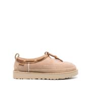 UGG Sand Suede Slipper med Knotted Detail Beige, Dam