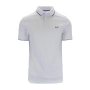 Sun68 Herr Button Polo Skjorta White, Herr