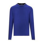 Fay Herr Pullover Tröja Blue, Herr