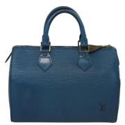 Louis Vuitton Vintage Pre-owned Laeder louis-vuitton-vskor Blue, Dam