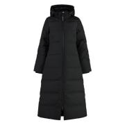 Canada Goose Lång Quiltad Parka för Kallt Väder Black, Dam