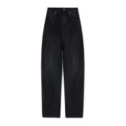 Vetements Jeans med logotyp Black, Dam