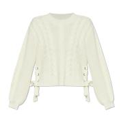 Munthe Sweater 'Fabricka' Beige, Dam