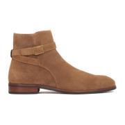 Kazar Brun Mocka Dragkedja Ankelboots Brown, Herr