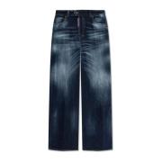 Dsquared2 Jeans med logotyp Blue, Dam