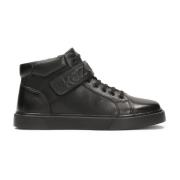 Kazar Urban korn läder sneakers Black, Herr