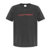 Courrèges T-shirt med tryck Gray, Herr