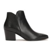 Kazar Ankelboots med bred klack Black, Dam