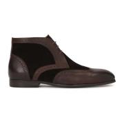 Kazar Brun Brogue-Style Ankelboots Brown, Herr