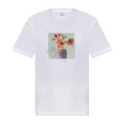 PS By Paul Smith T-shirt med logotyp White, Dam