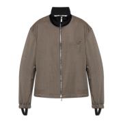 Helmut Lang Ulljacka med fickor Gray, Herr