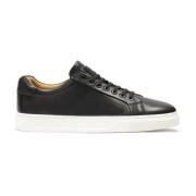 Kazar Svarta sneakers på en vit sula Black, Herr