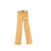 Jacob Cohën Beige Bomull Damjeans Vintage Stil Beige, Dam