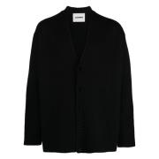 Jil Sander Stilig Cardigan för Kvinnor Black, Herr