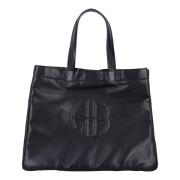 Anine Bing Svart Handväska Large Rio Tote Väska Black, Dam