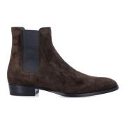 Saint Laurent Wyatt Chelsea Boots Brown, Herr