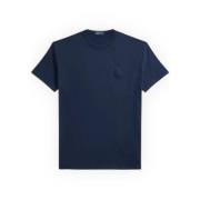 Polo Ralph Lauren Custom Slim-Fit Bomull T-shirt Blue, Herr